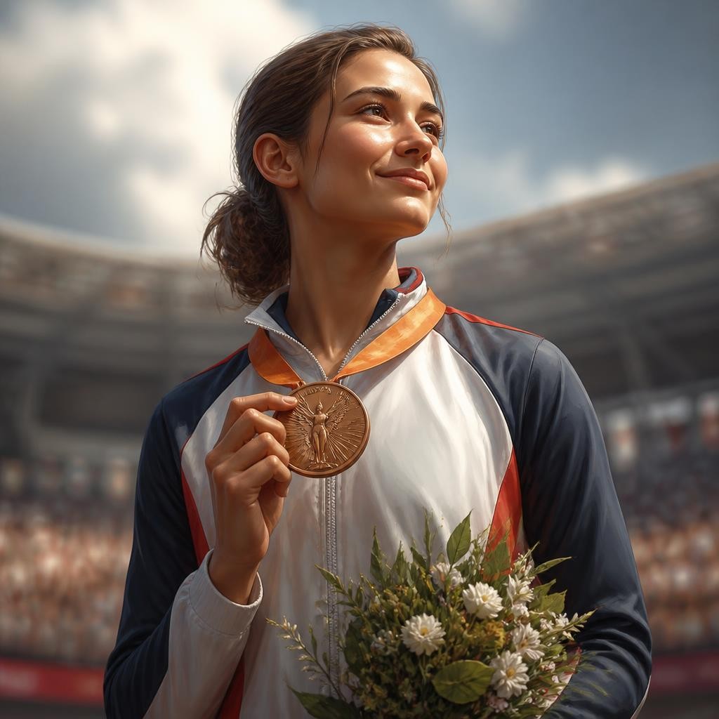 Illustration for the English word “bronze”