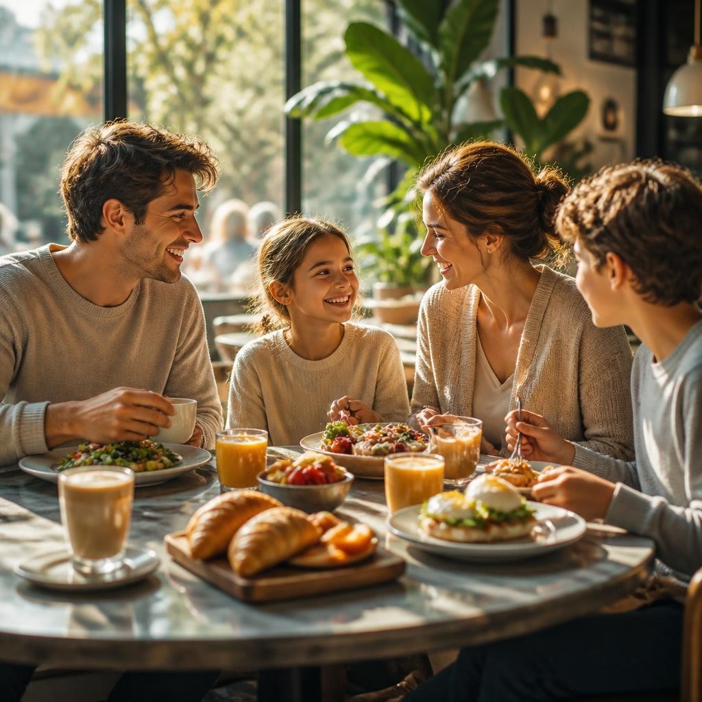 Illustration for the English word “brunch”