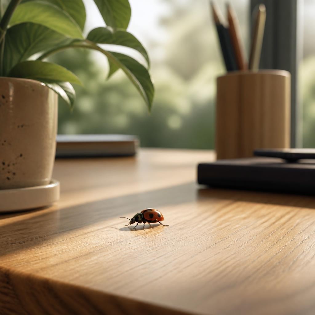 Illustration for the English word “bug”