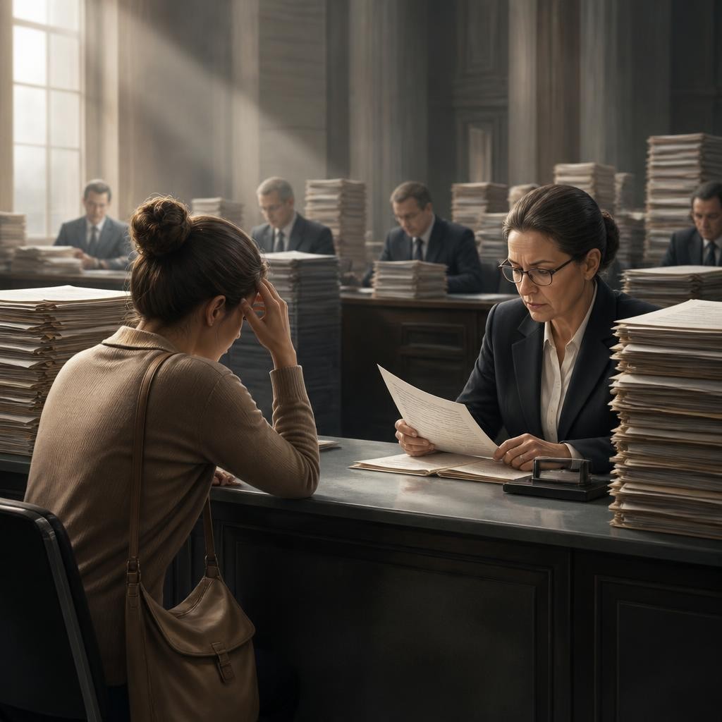 Illustration for the English word “bureaucracy”