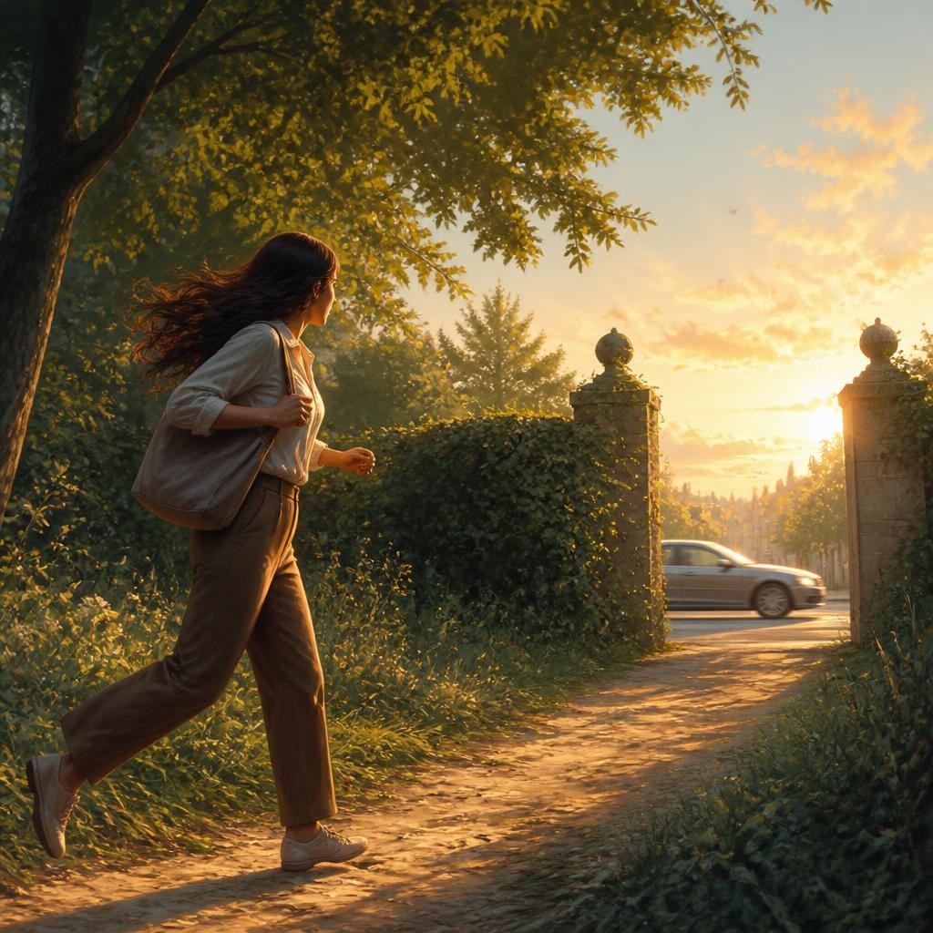 Illustration for the English word “by”