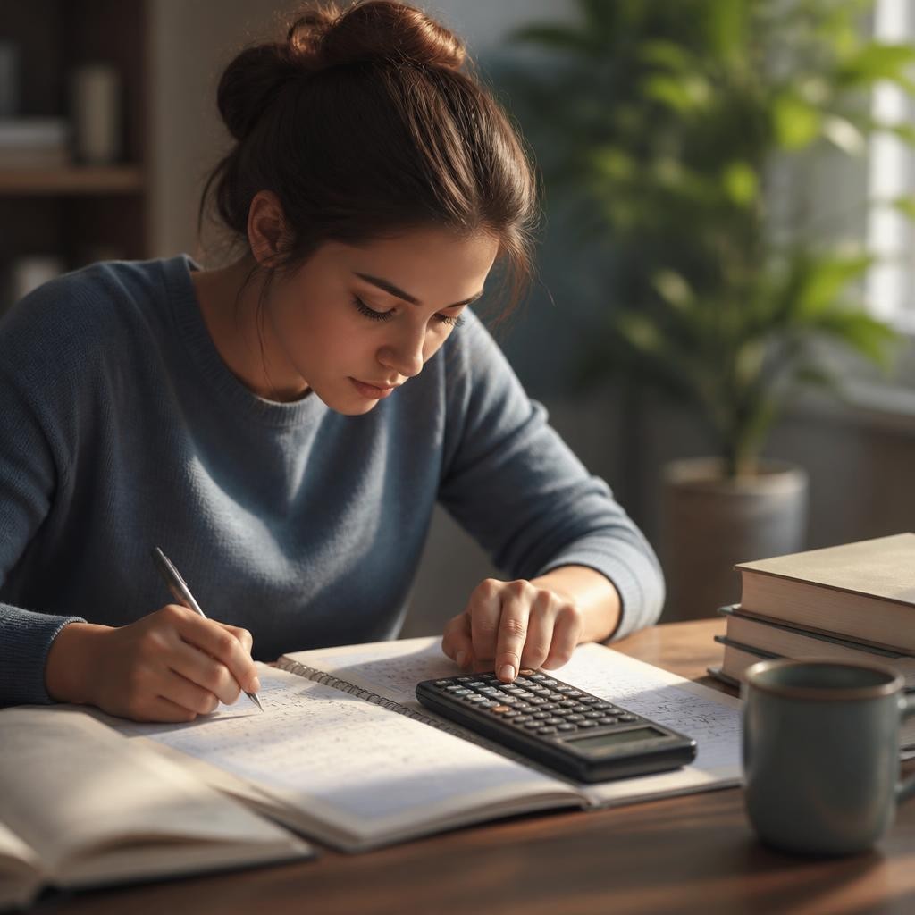 Illustration for the English word “calculator”
