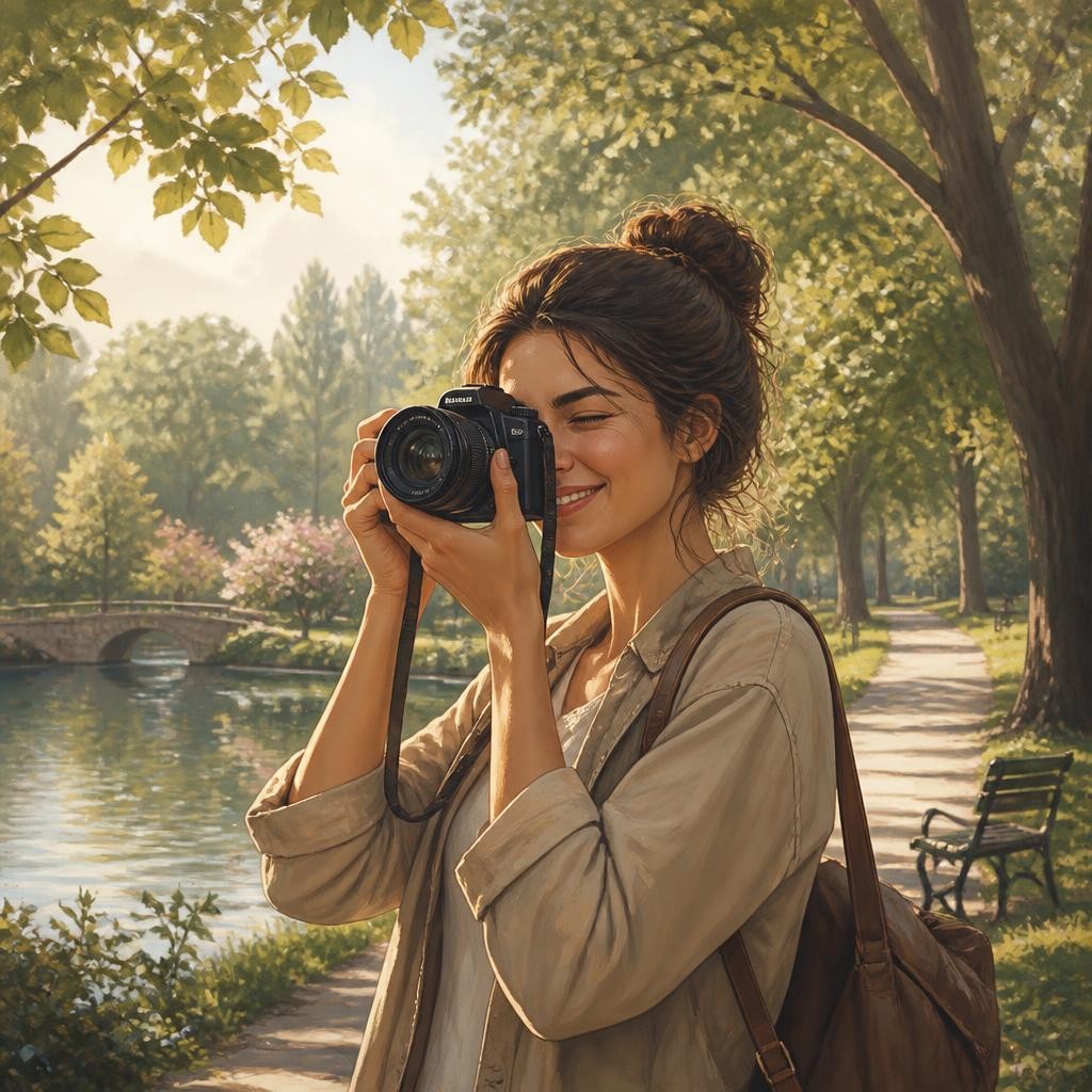 Illustration for the English word “camera”