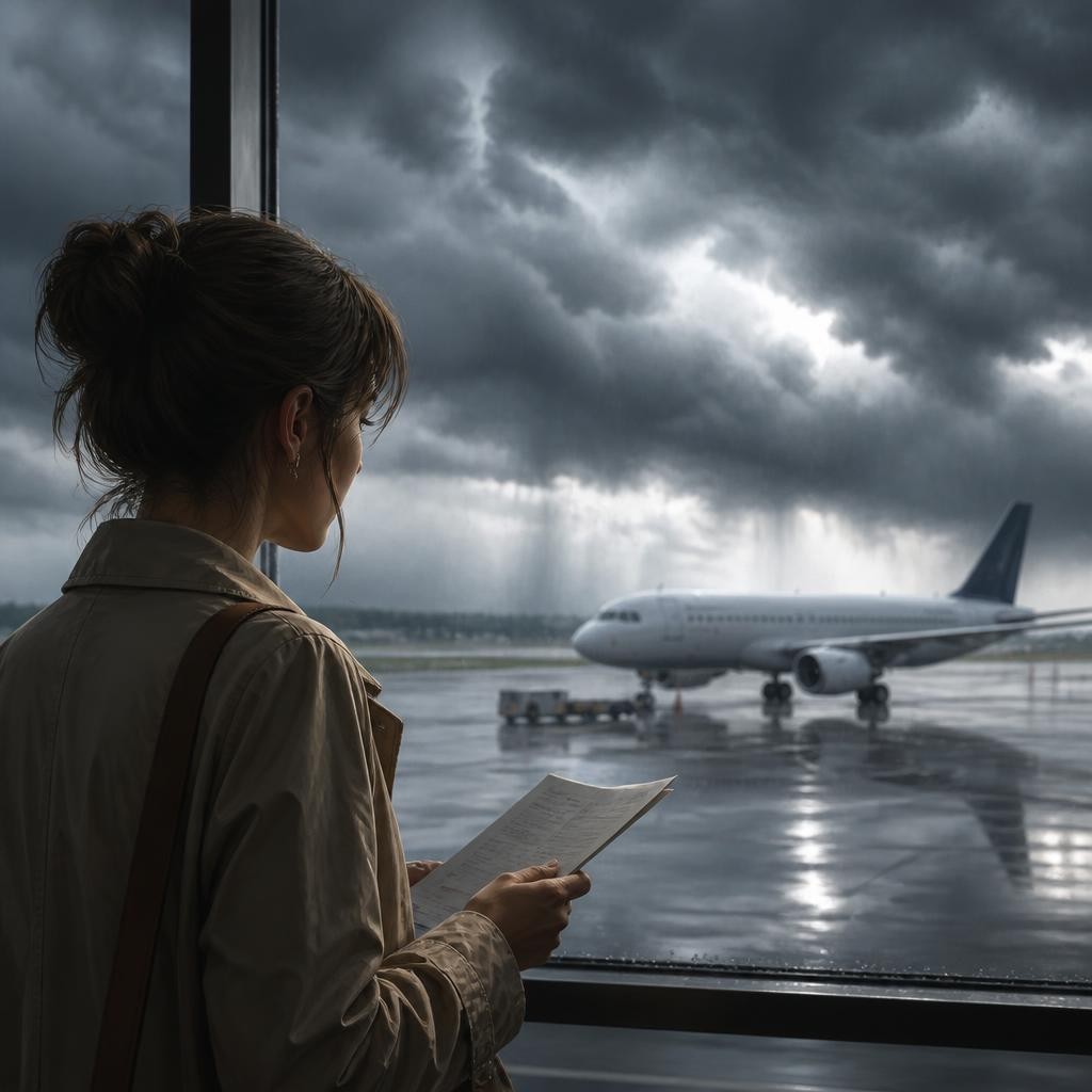 Illustration for the English word “cancellation”