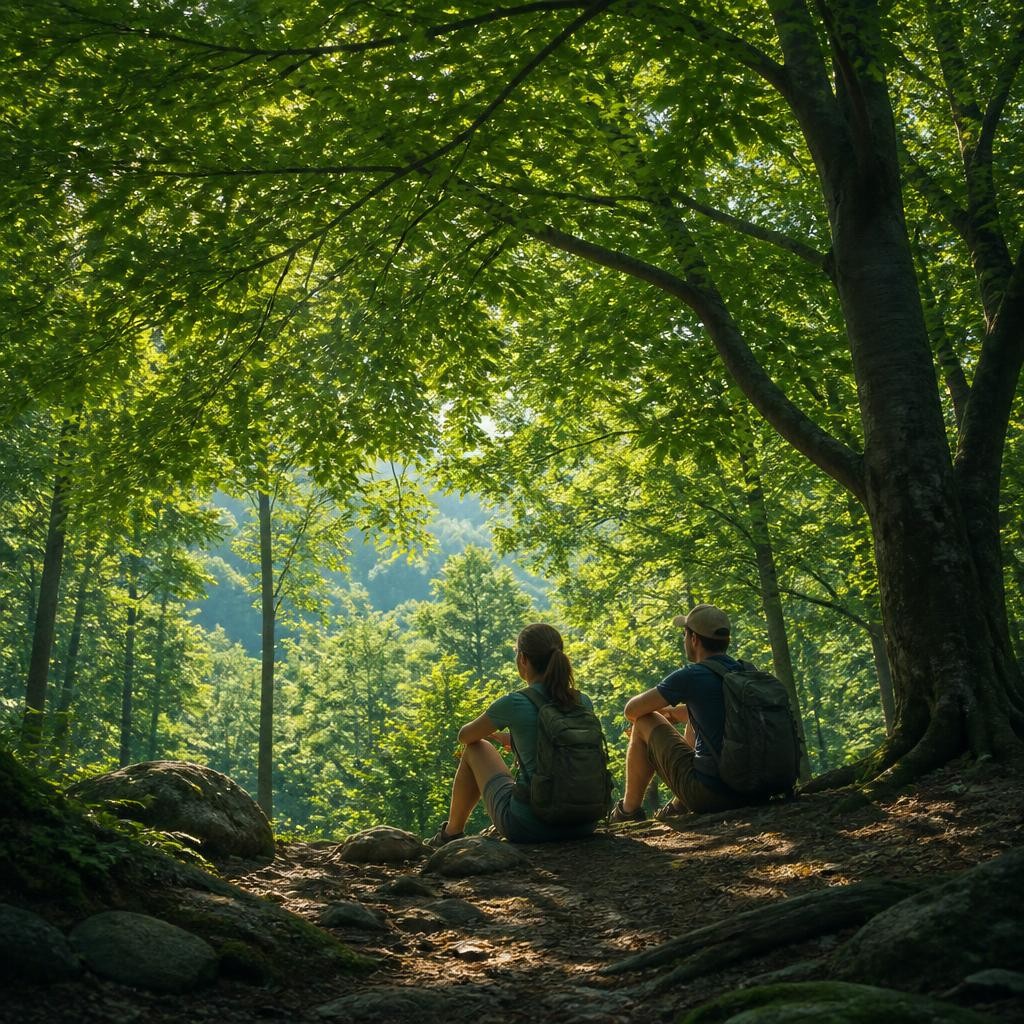 Illustration for the English word “canopy”
