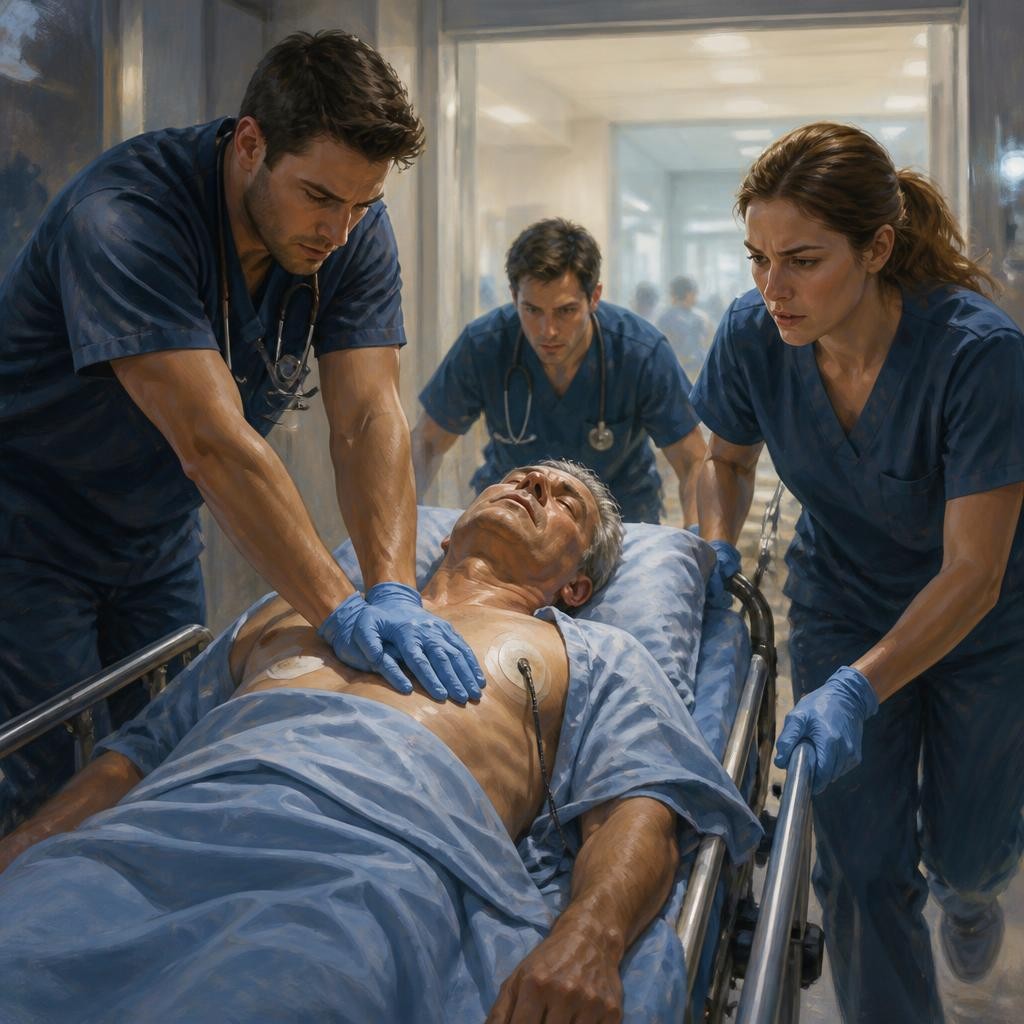 Illustration for the English word “cardiac”