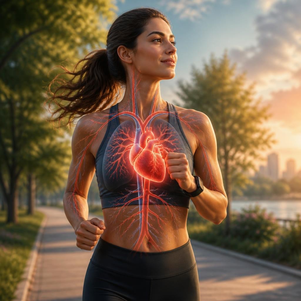 Illustration for the English word “cardiovascular”