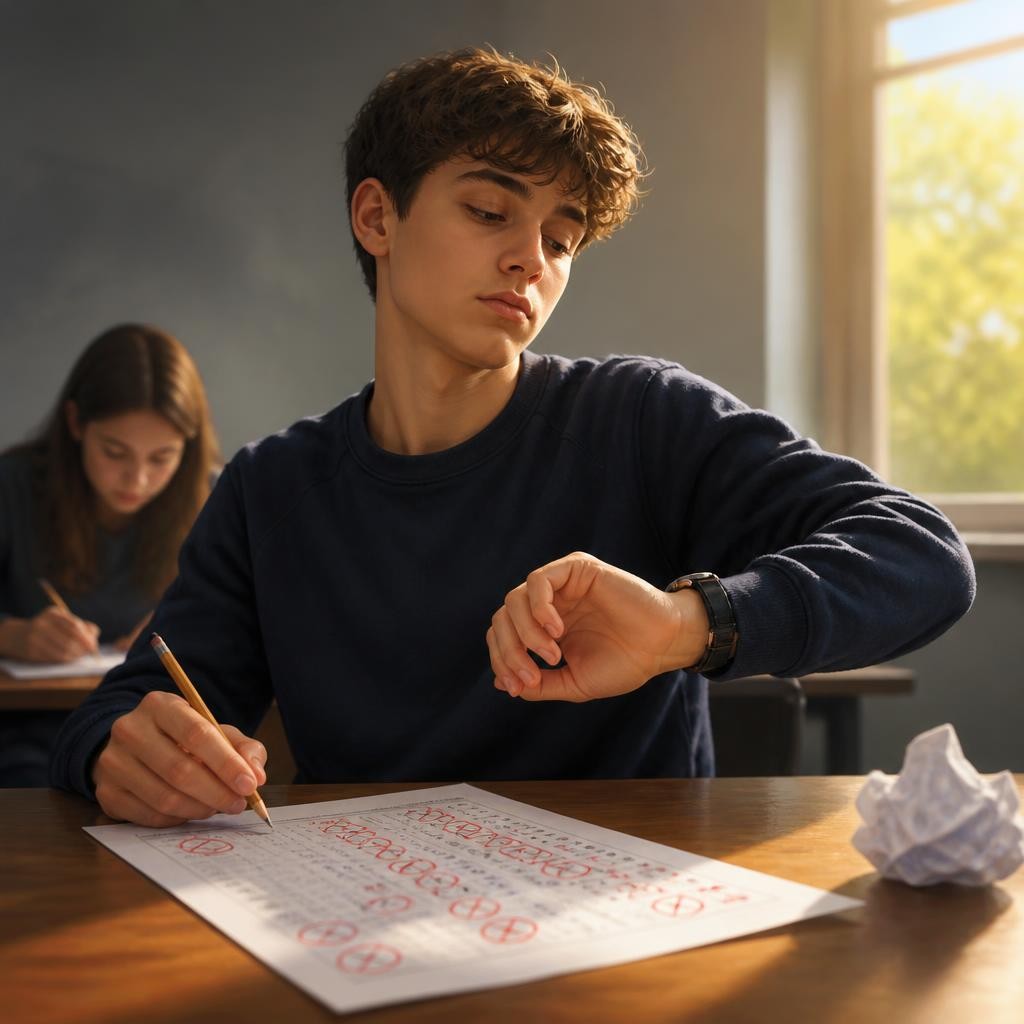 Illustration for the English word “careless”