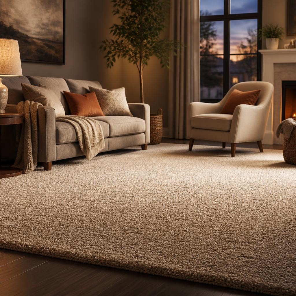 Illustration for the English word “carpet”