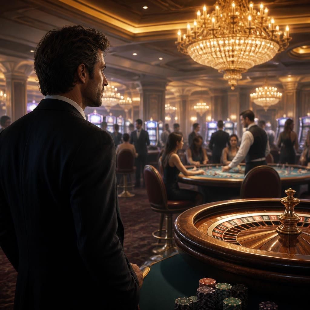 Illustration for the English word “casino”