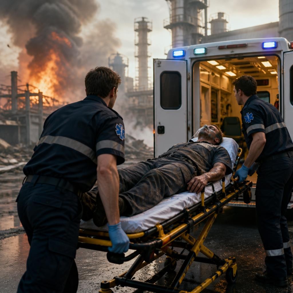 Illustration for the English word “casualty”