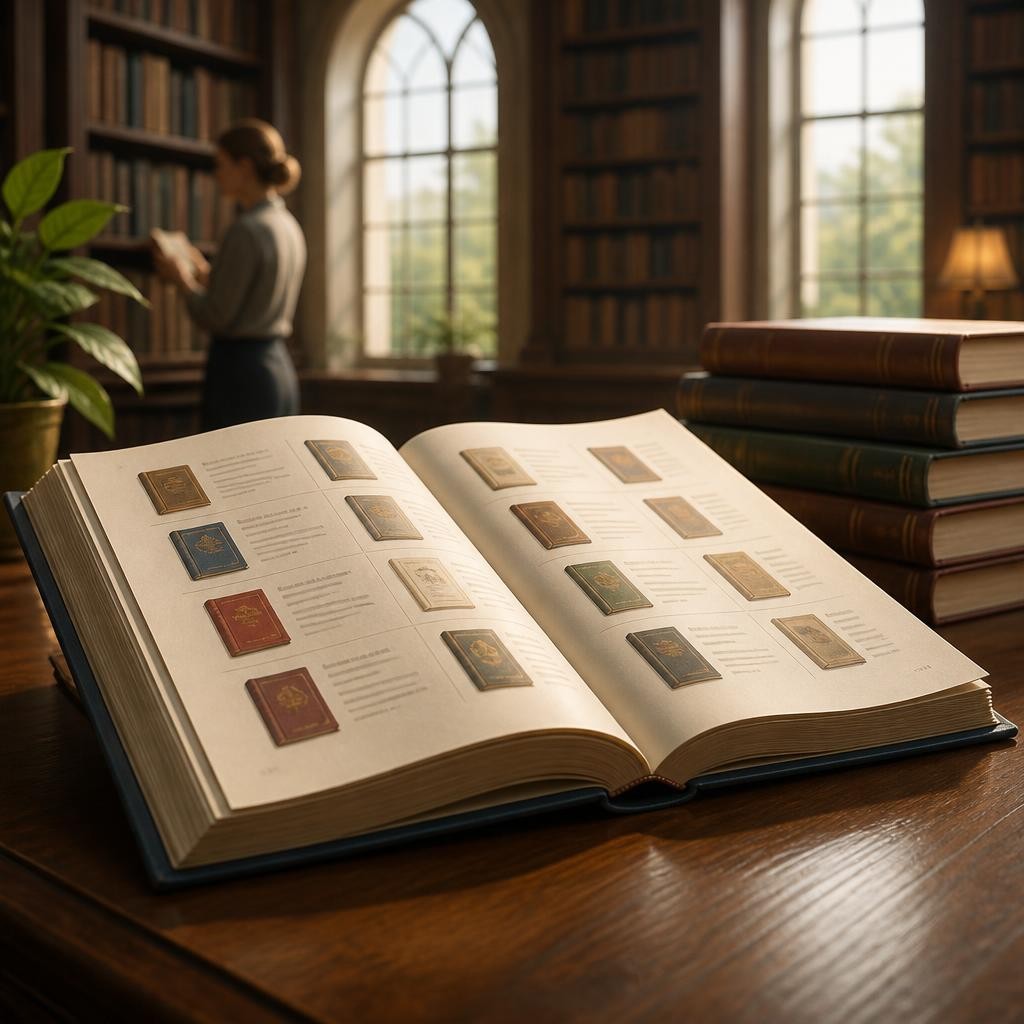 Illustration for the English word “catalogue”