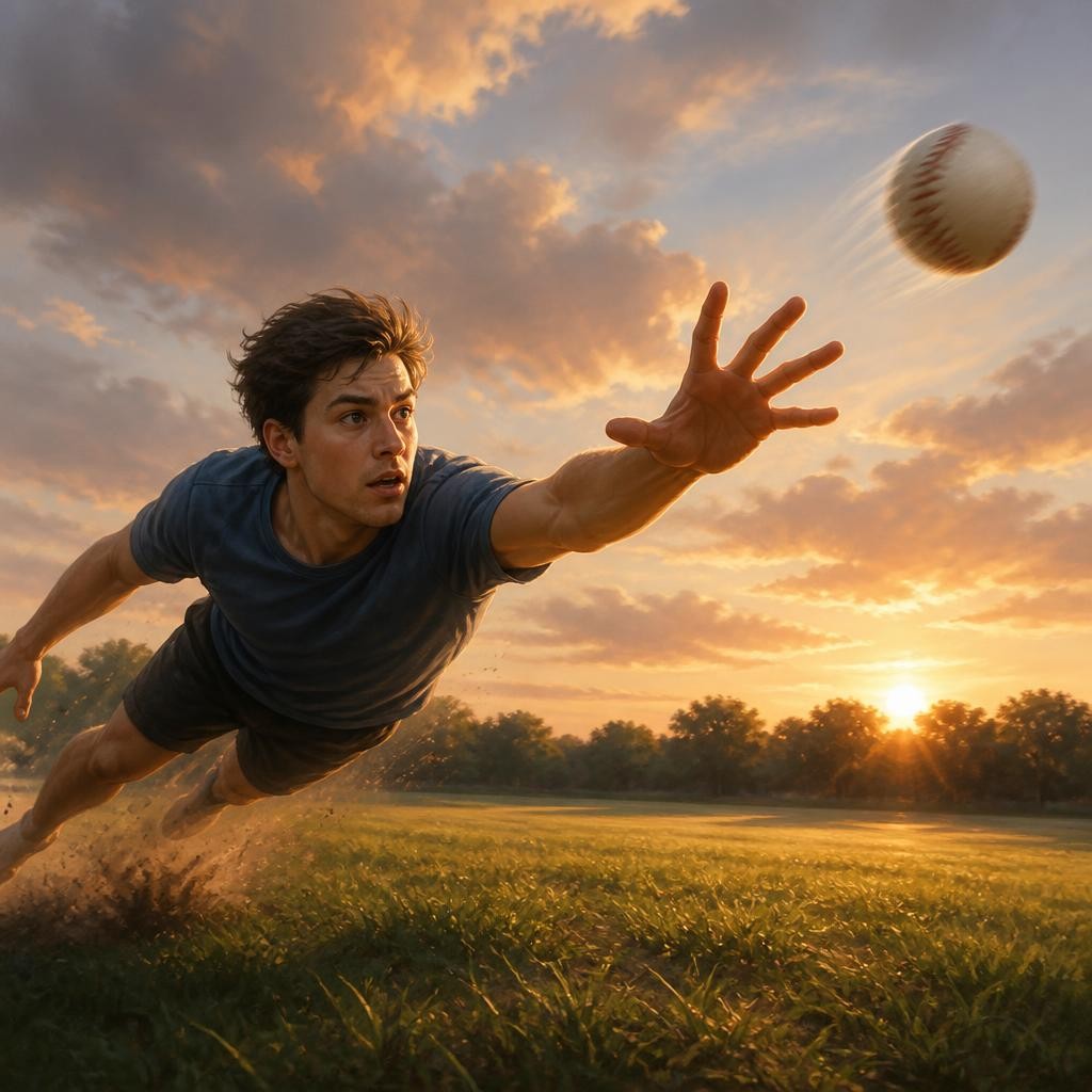 Illustration for the English word “catch”