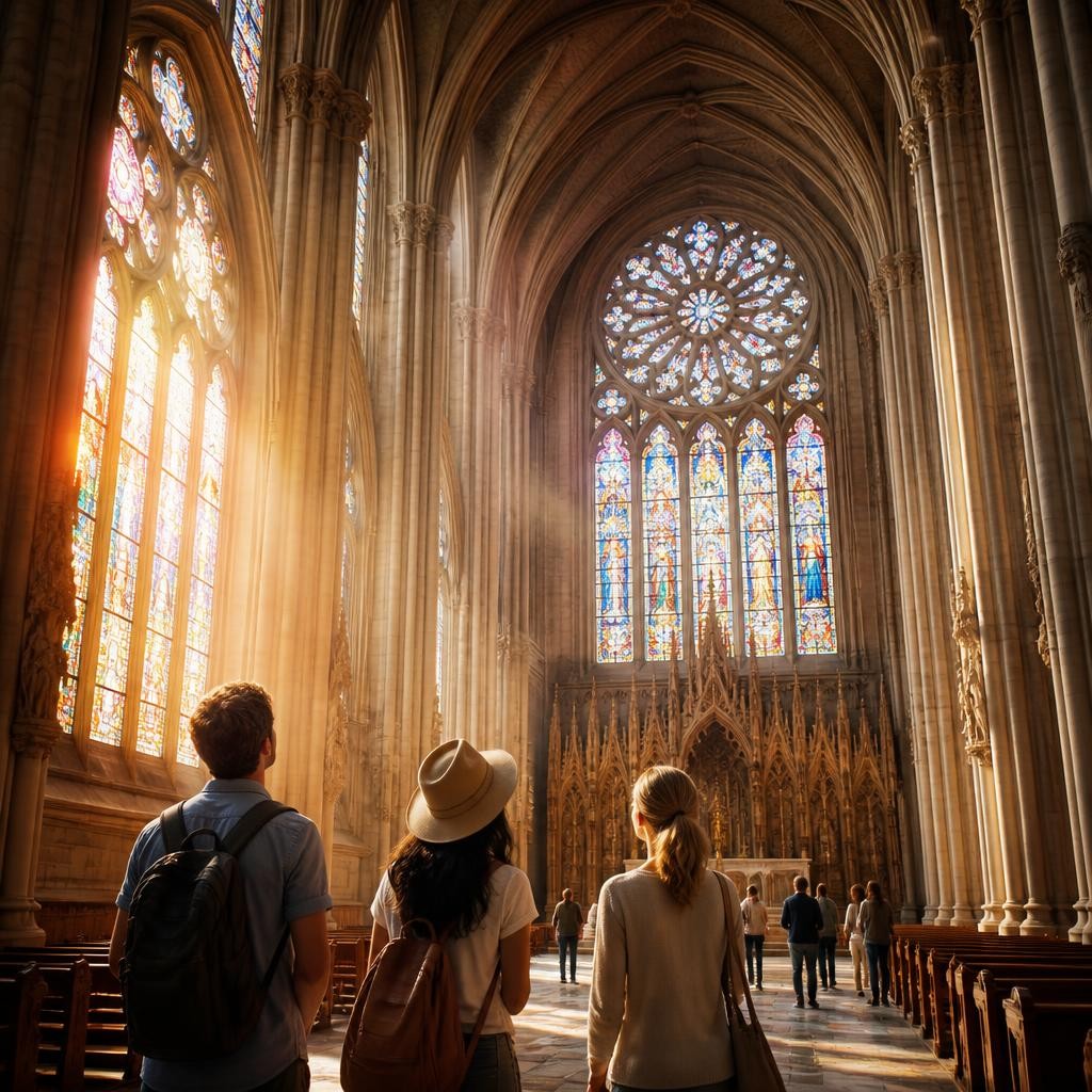 Illustration for the English word “cathedral”