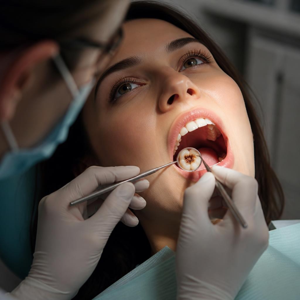 Illustration for the English word “cavity”