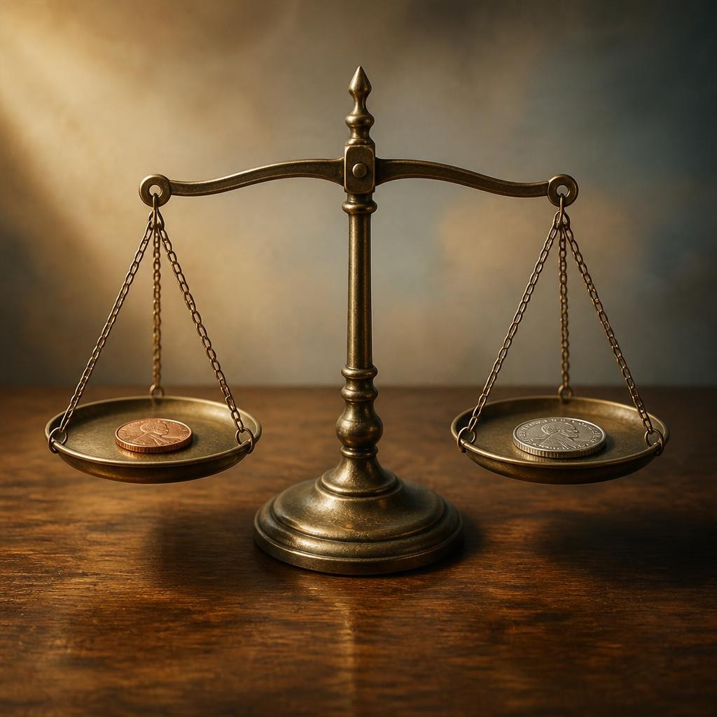 Illustration for the English word “cent”