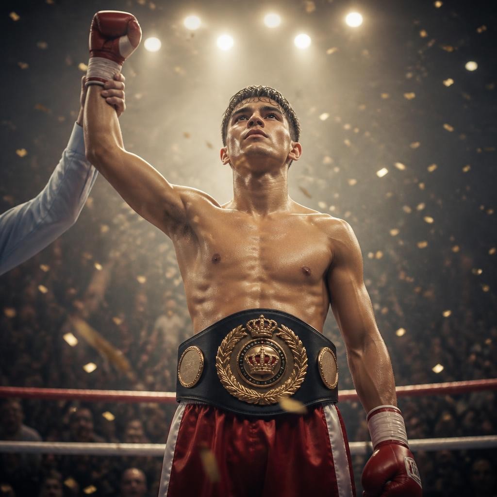 Illustration for the English word “champ”