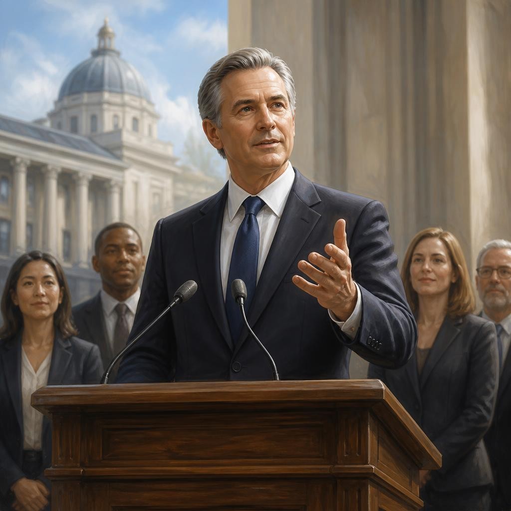 Illustration for the English word “chancellor”