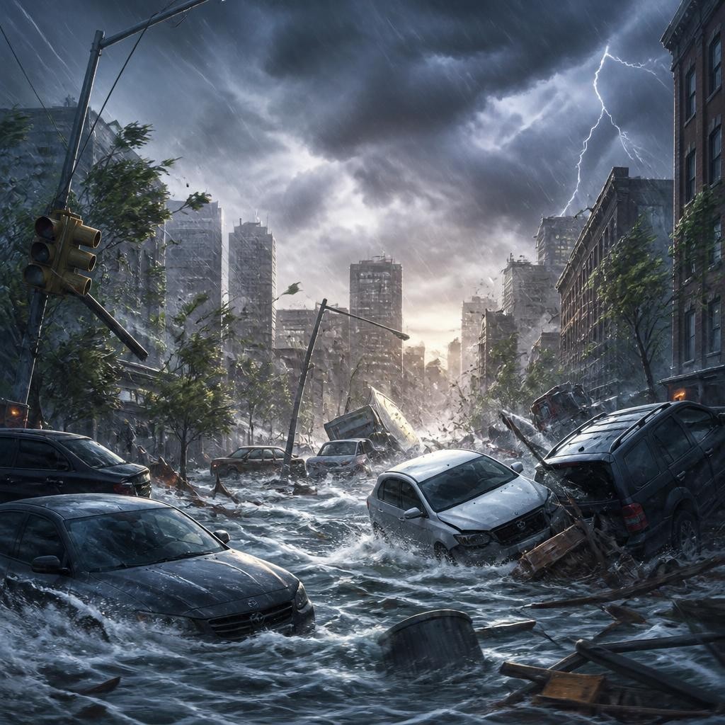Illustration for the English word “chaos”
