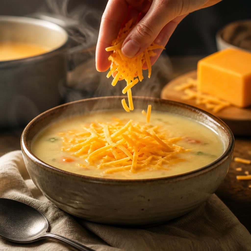 Illustration for the English word “cheddar”
