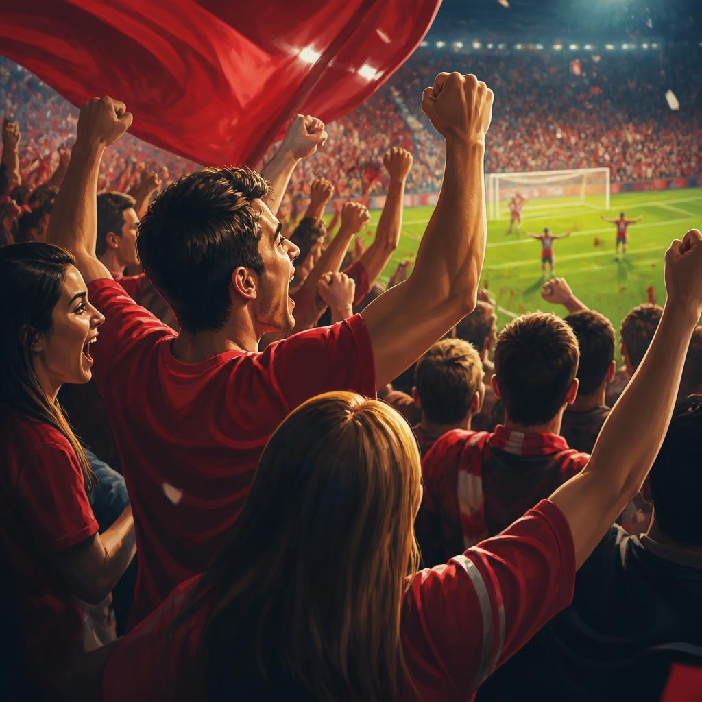 Illustration for the English word “cheer”