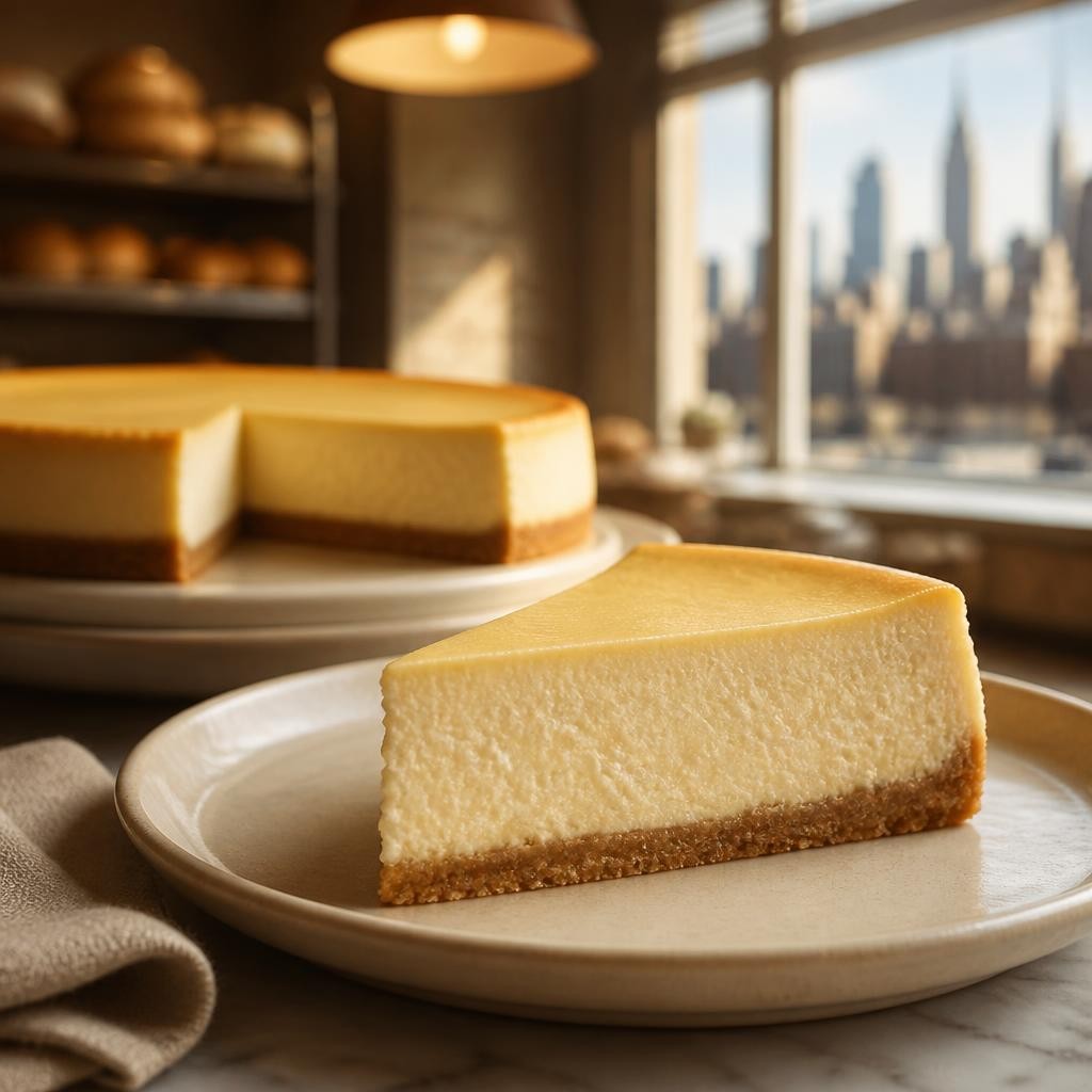 Illustration for the English word “cheesecake”
