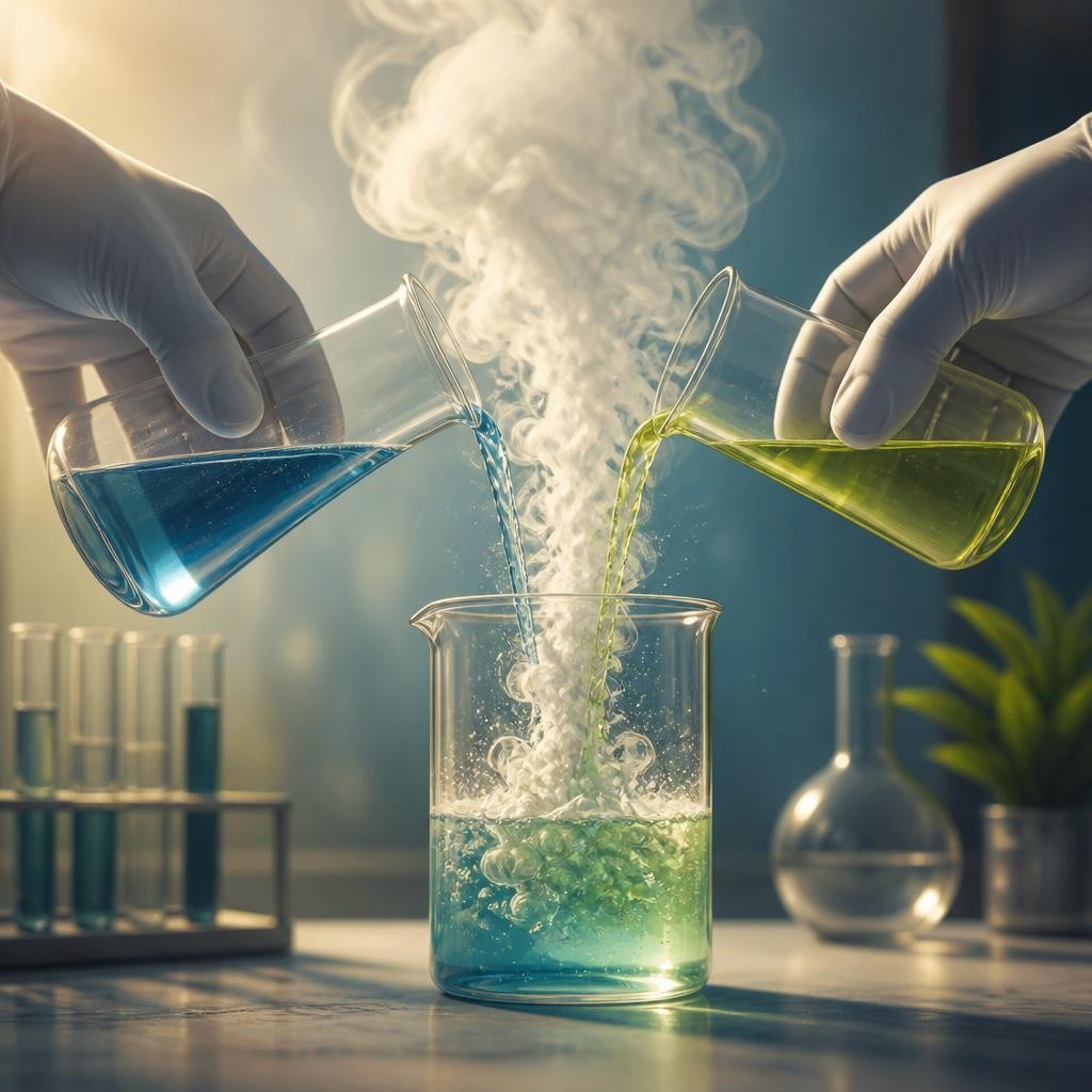 Illustration for the English word “chemically”