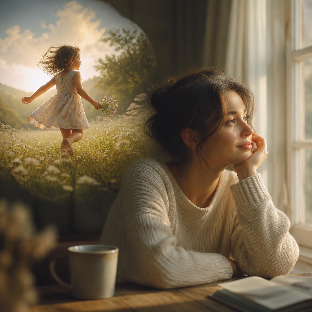 Illustration for the English word “childhood”