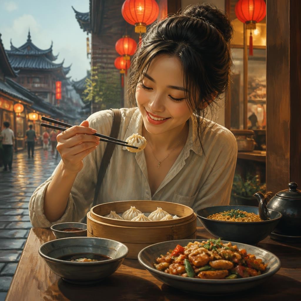 Illustration for the English word “chinese”