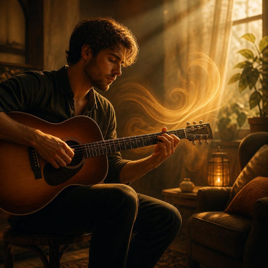 Illustration for the English word “chord”