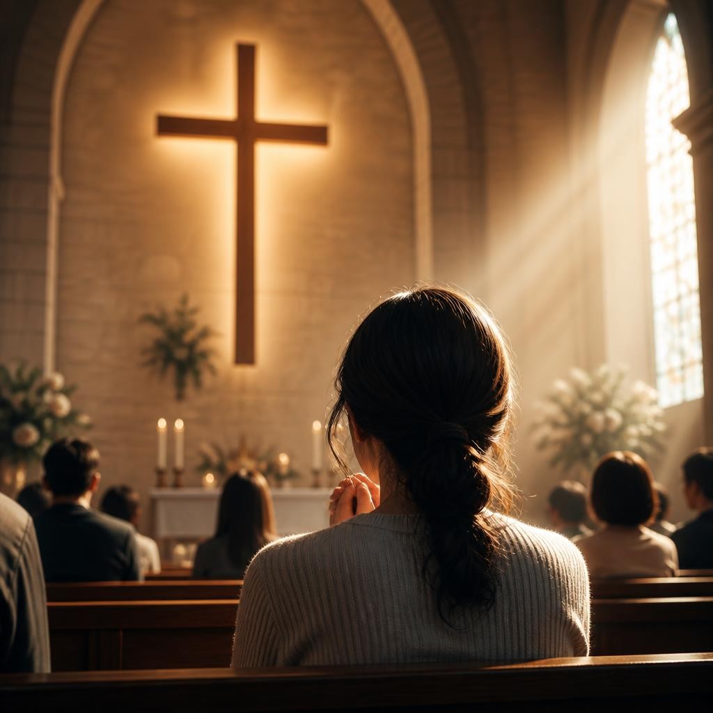 Illustration for the English word “christianity”