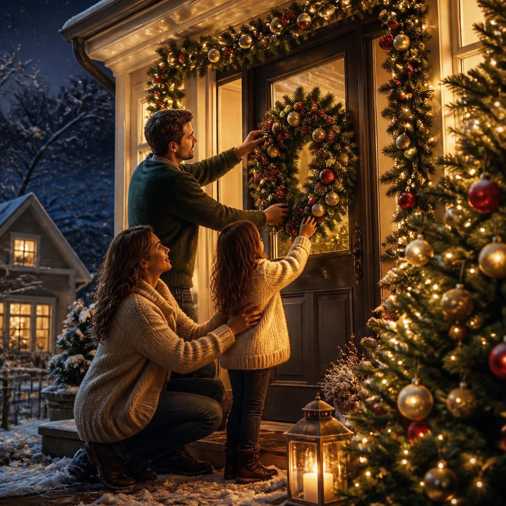 Illustration for the English word “christmas”