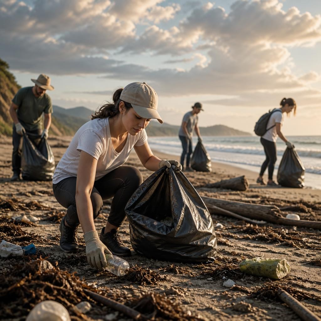 Illustration for the English word “cleanup”
