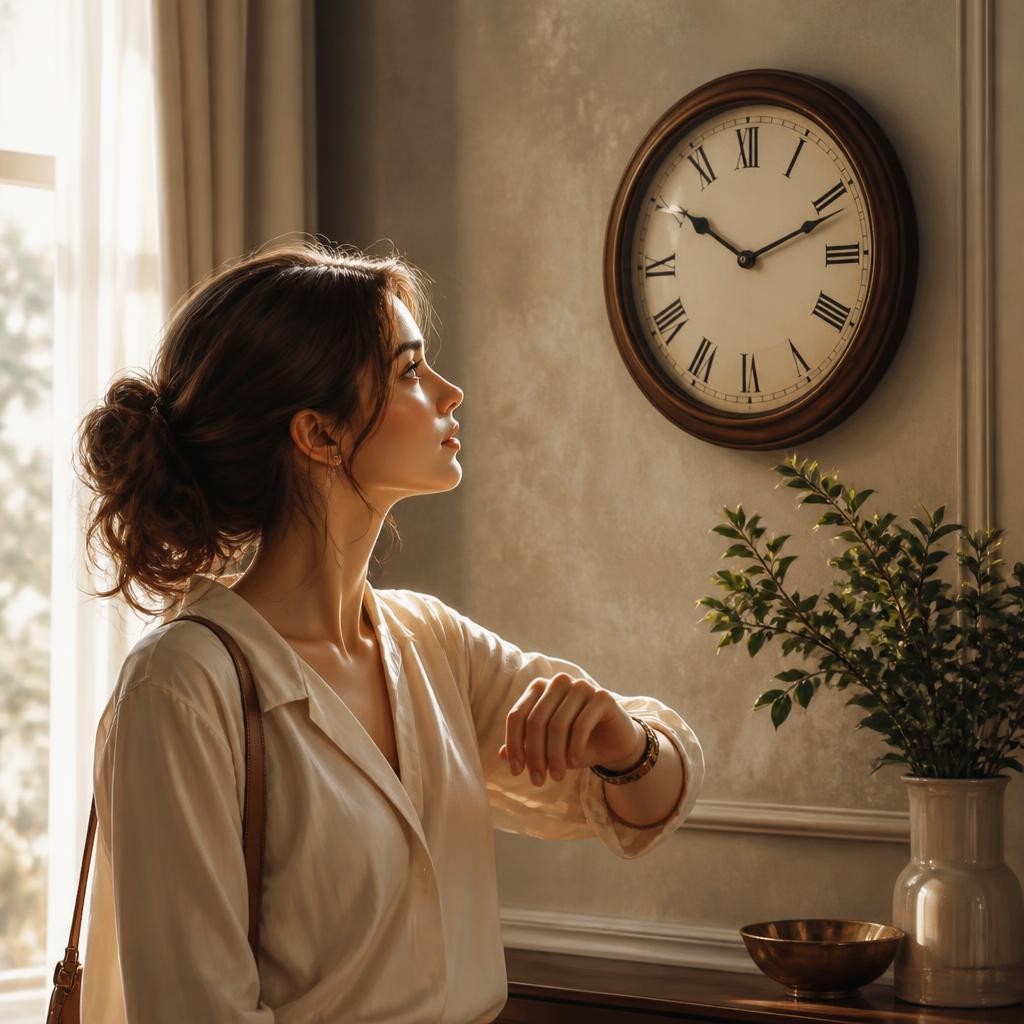 Illustration for the English word “clock”