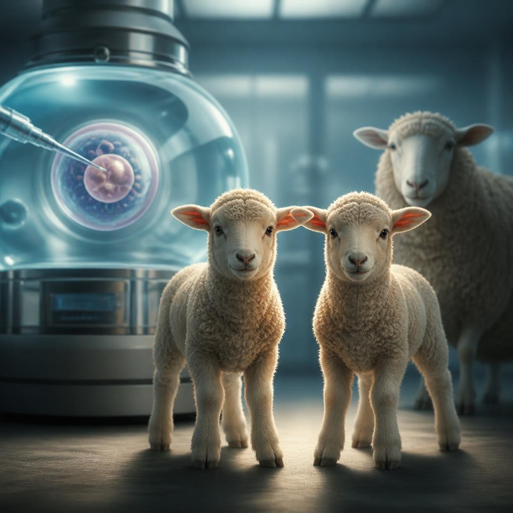 Illustration for the English word “clone”