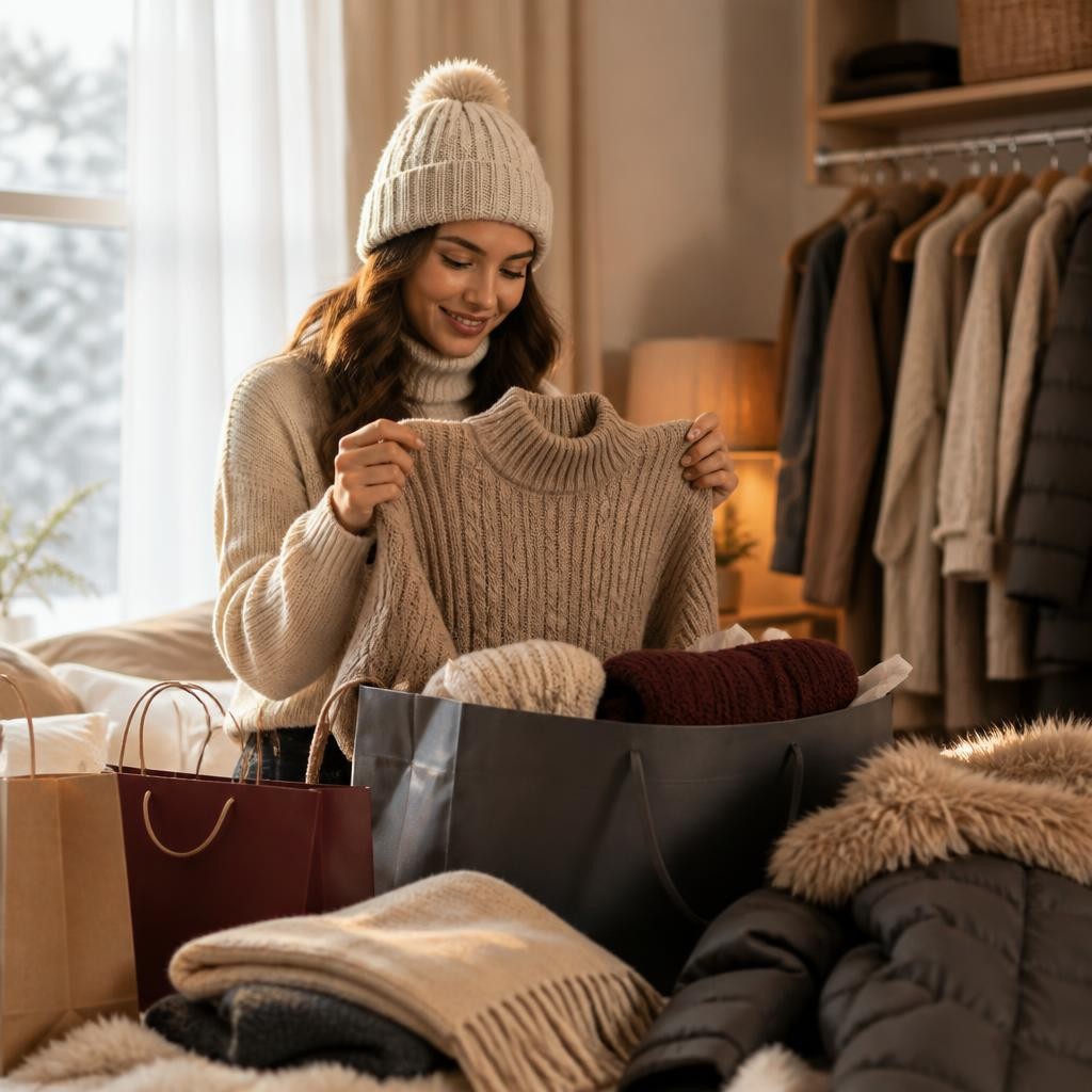 Illustration for the English word “clothing”