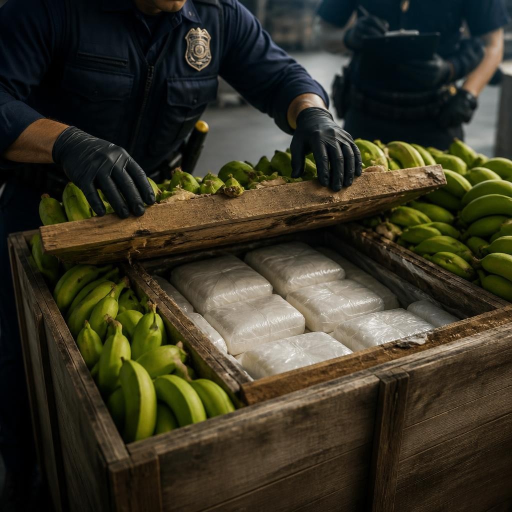 Illustration for the English word “cocaine”