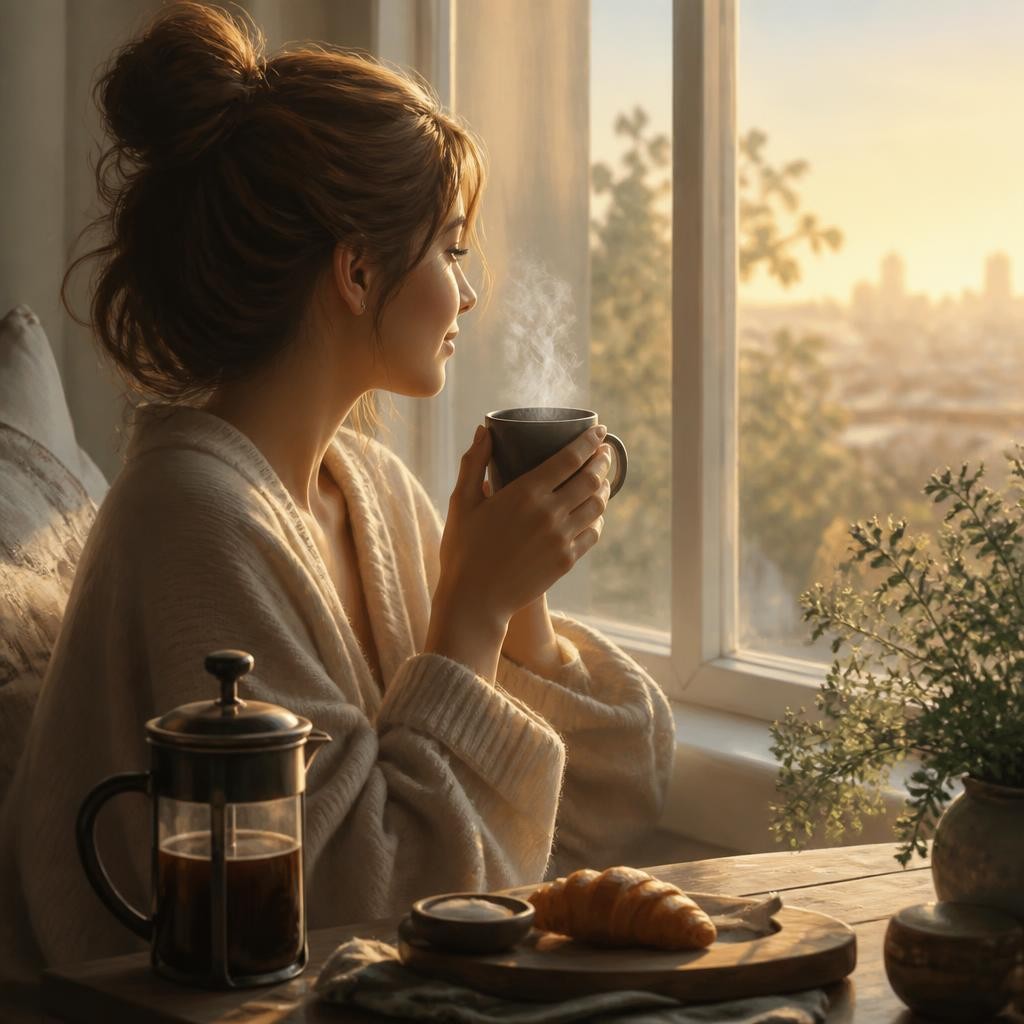 Illustration for the English word “coffee”