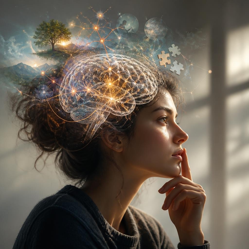 Illustration for the English word “cognitive”