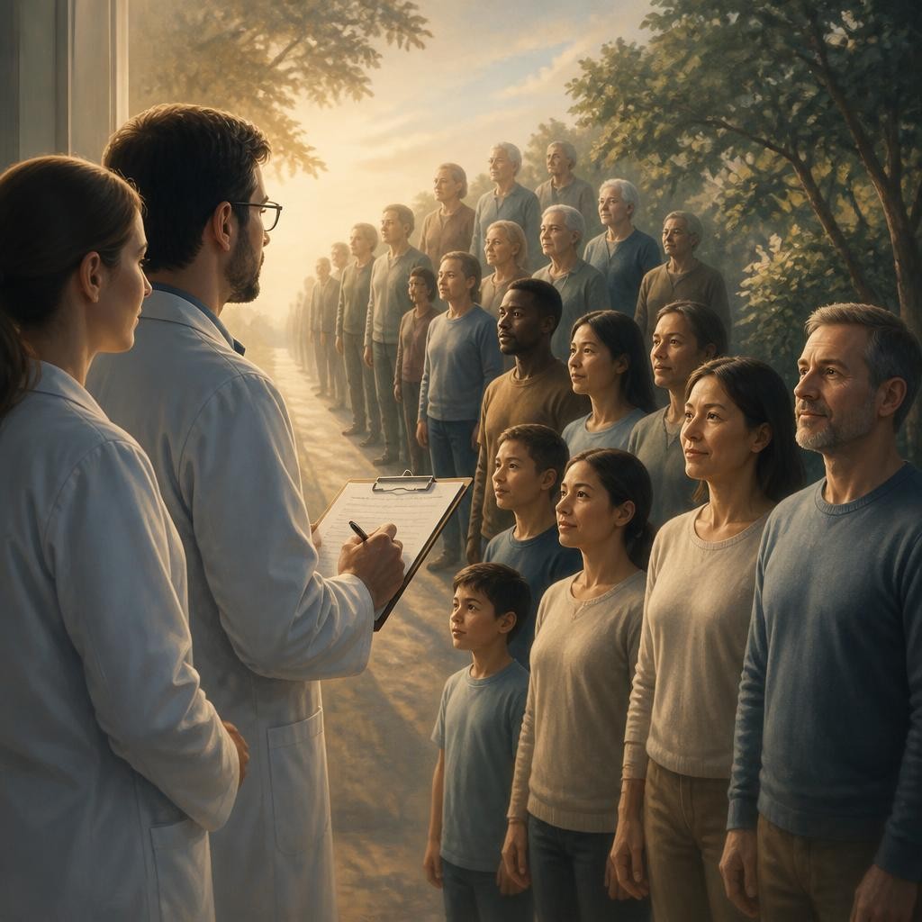 Illustration for the English word “cohort”