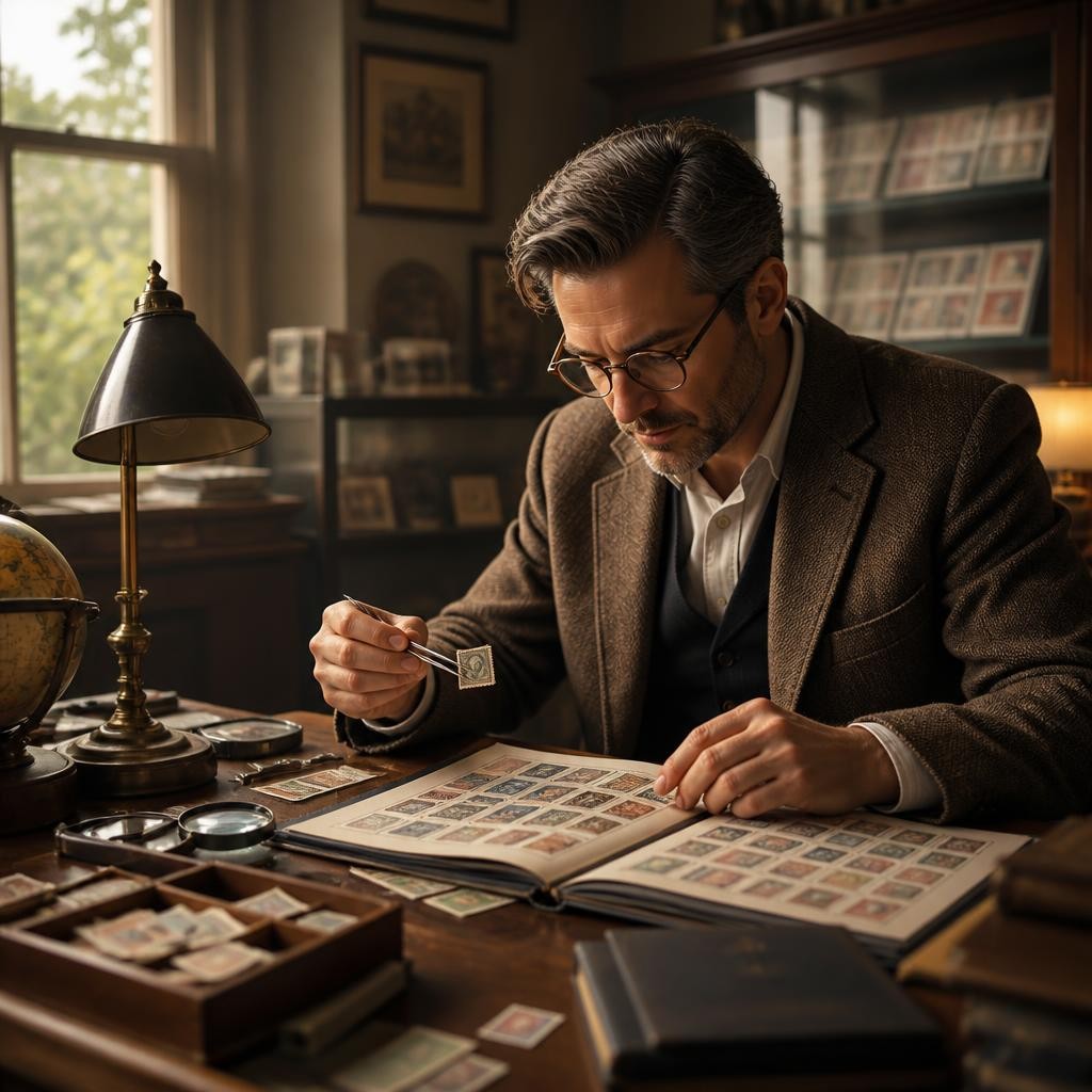 Illustration for the English word “collector”