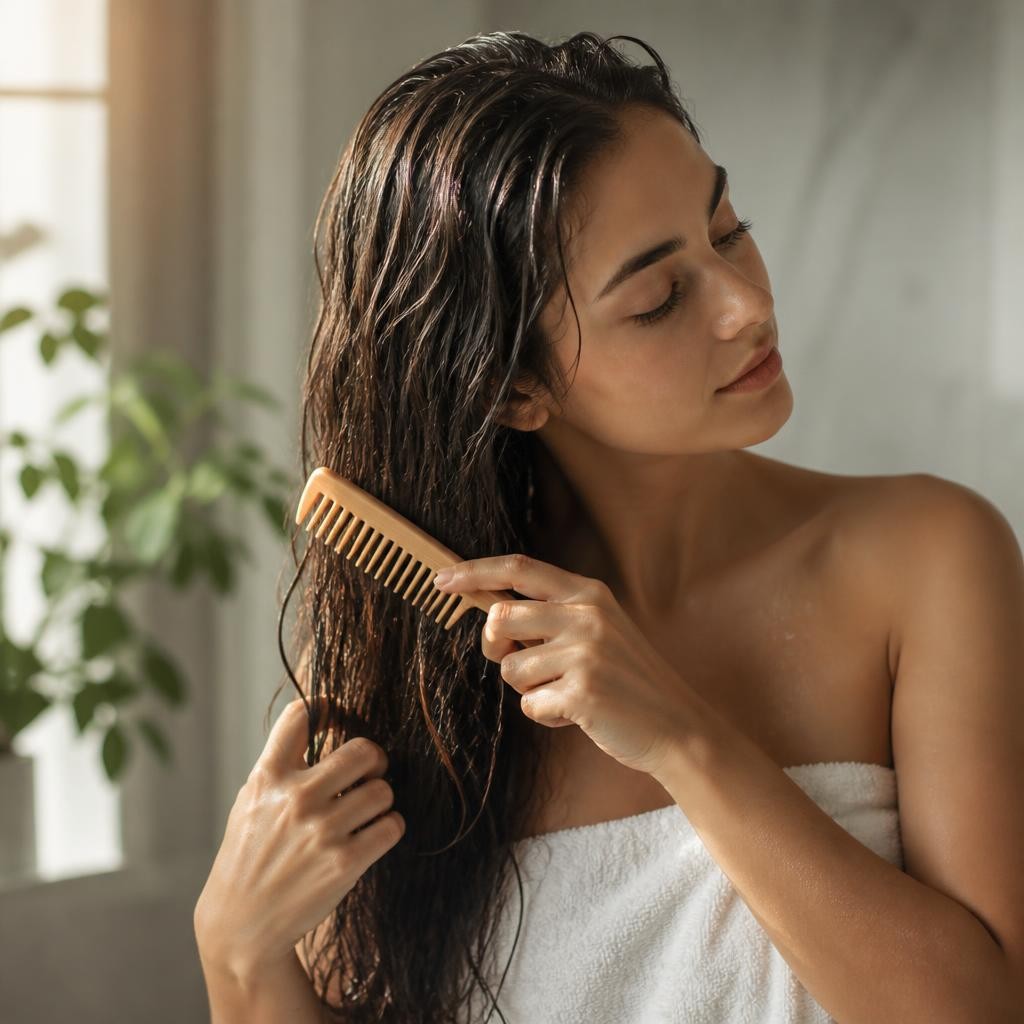 Illustration for the English word “comb”