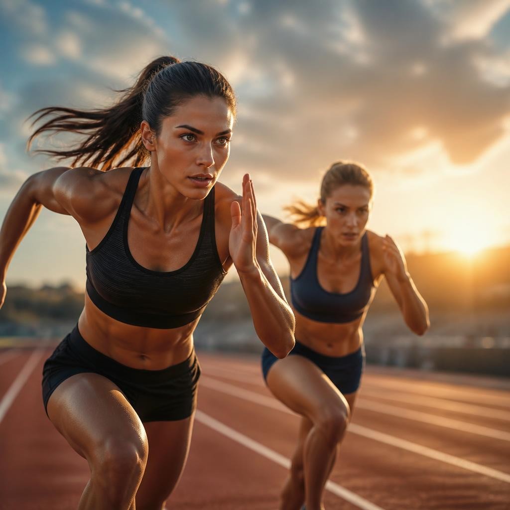 Illustration for the English word “competitor”