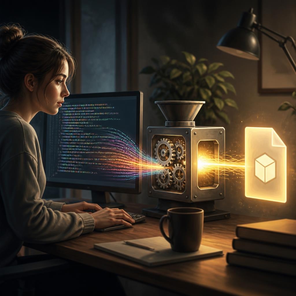 Illustration for the English word “compiler”