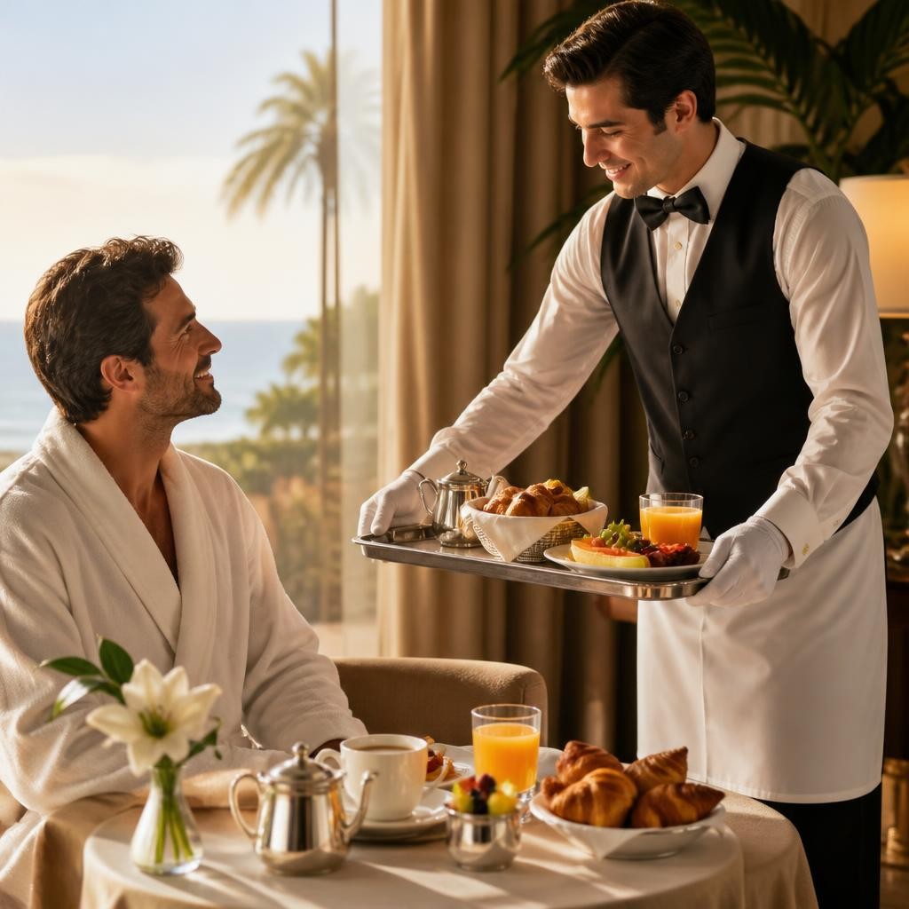 Illustration for the English word “complimentary”
