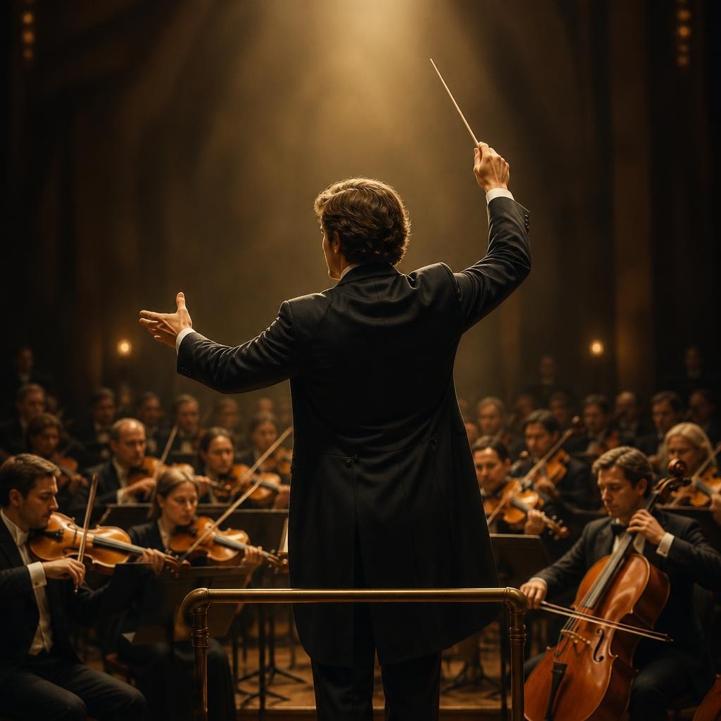 Illustration for the English word “conductor”