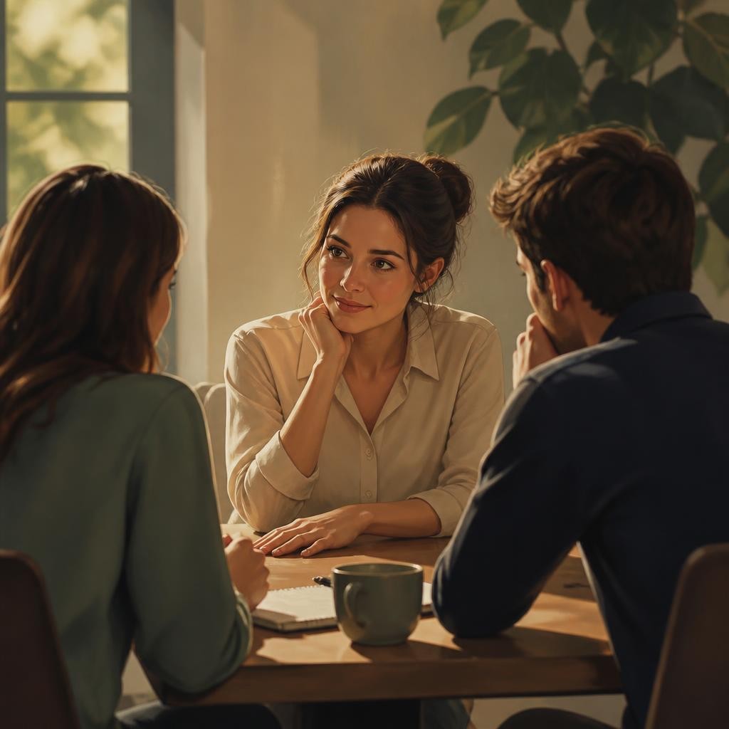 Illustration for the English word “consideration”