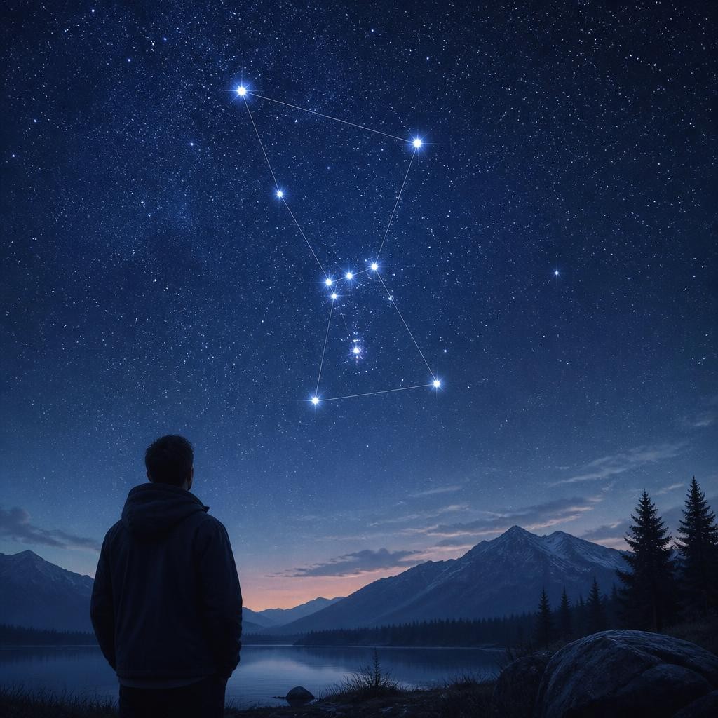 Illustration for the English word “constellation”