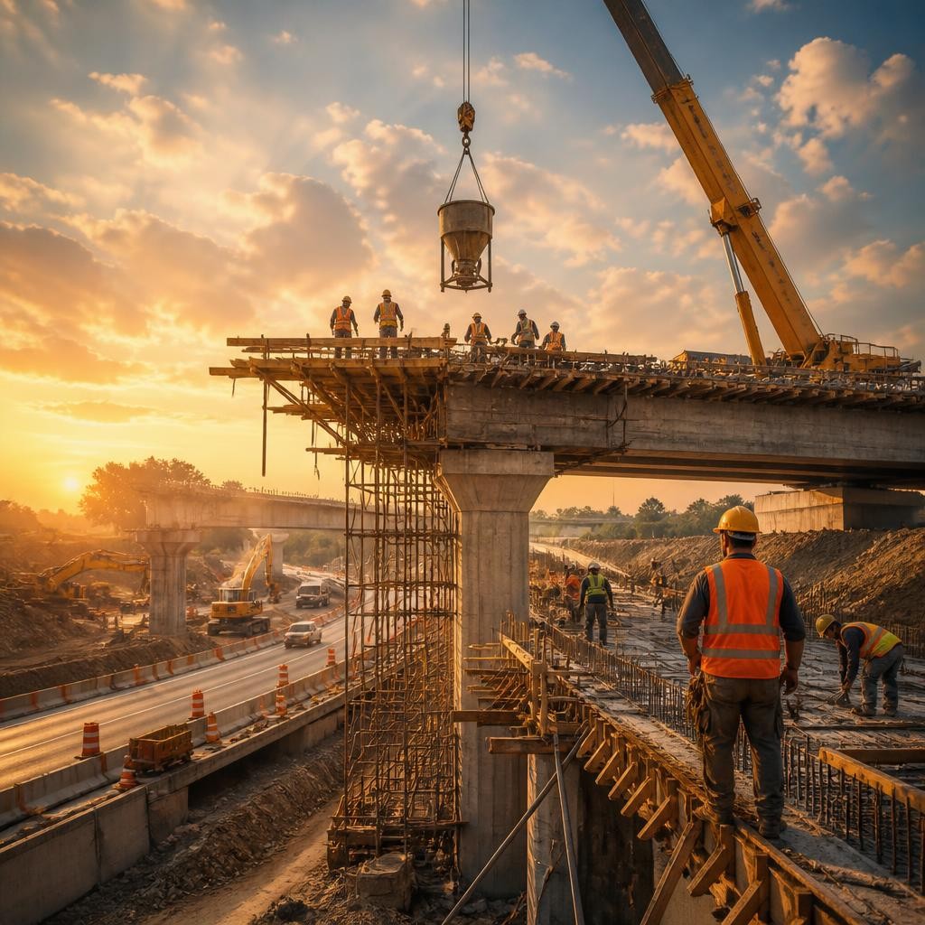 Illustration for the English word “construction”