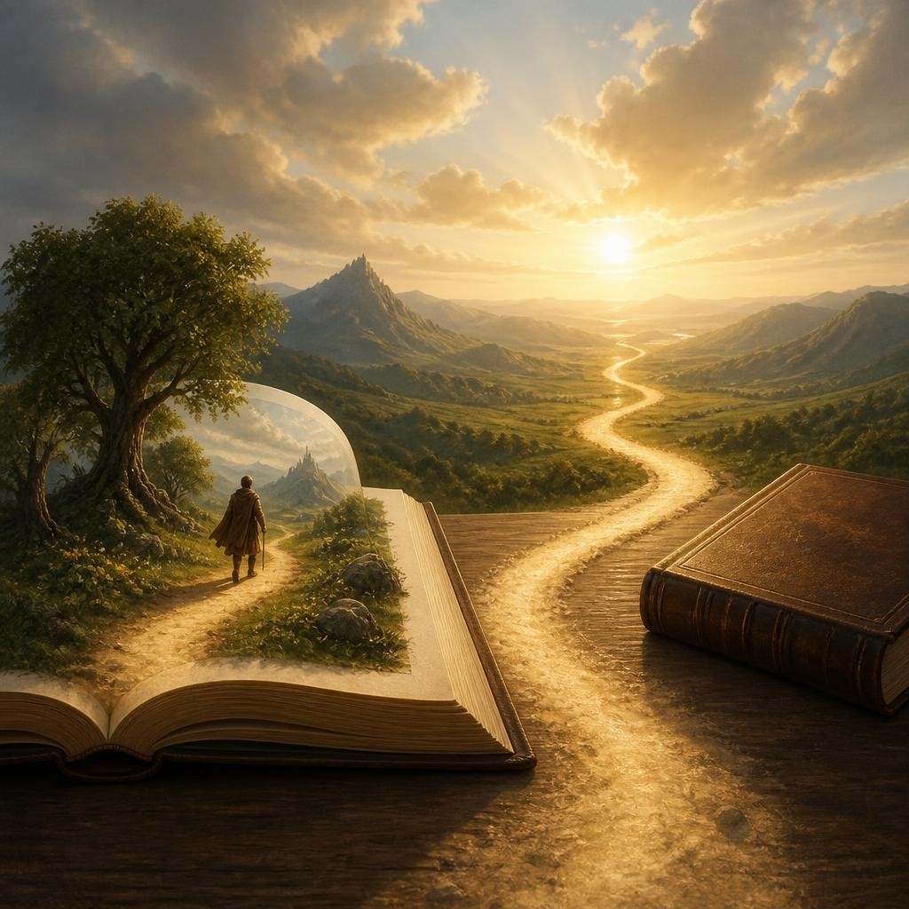 Illustration for the English word “continuation”